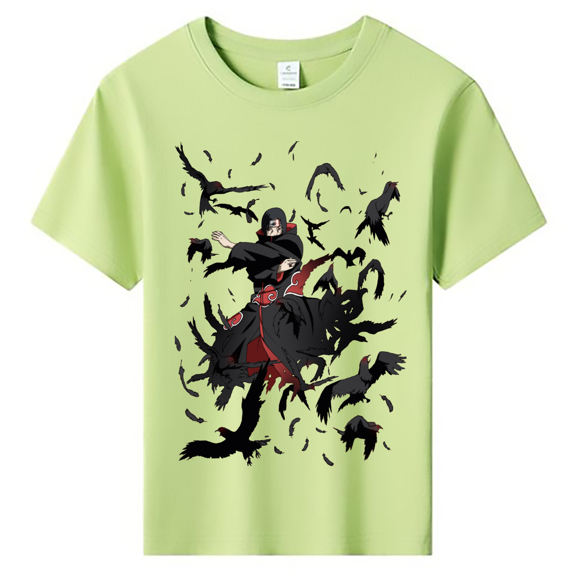（画像用） NARUTO -ナルト- うちは イタチ Uchiha Itachi 綿100％キッズTシャツ（フロントプリント）